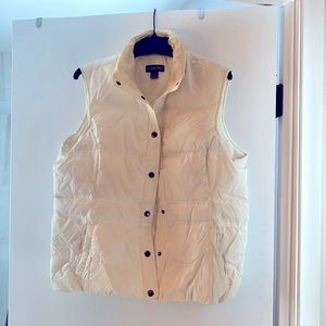 Lands End vest size L 14/16 in cream